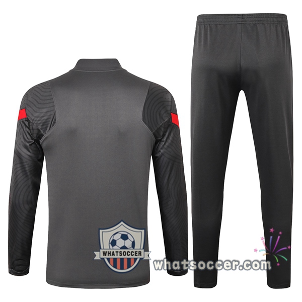 FC Liverpool Dark Gray Tracksuit 2020-2021