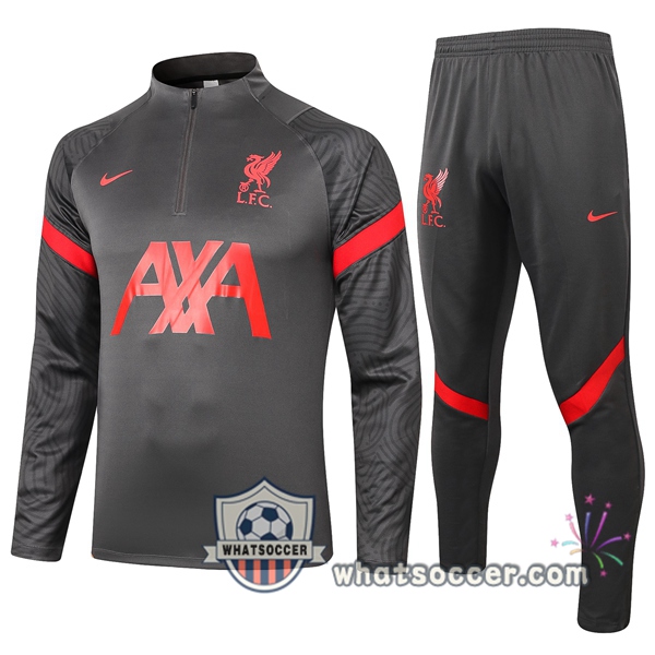 FC Liverpool Dark Gray Tracksuit 2020-2021