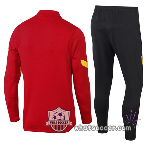 AS Roma Red Yellow Tracksuit 2020-2021