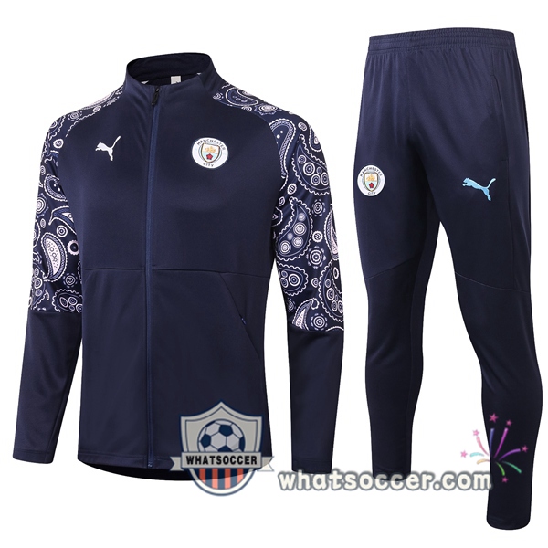 Manchester City Blue Royal Training Jacket 2020-2021