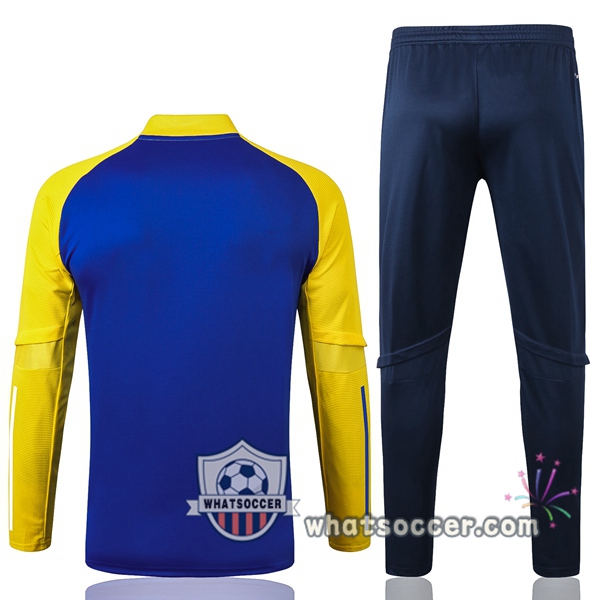 Boca Juniors Blue Yellow Training Jacket 2020-2021