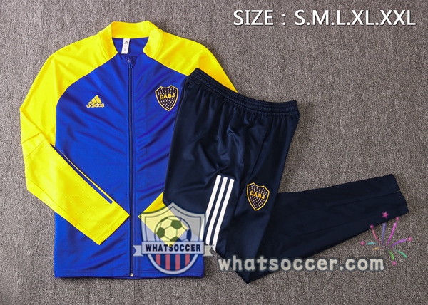 Boca Juniors Blue Yellow Training Jacket 2020-2021