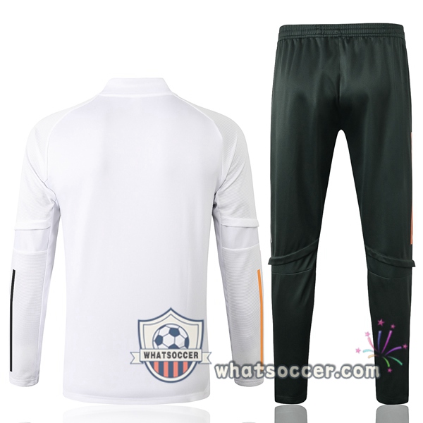 Manchester United White Training Jacket 2020-2021