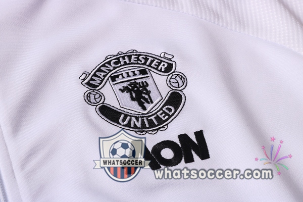 Manchester United White Training Jacket 2020-2021