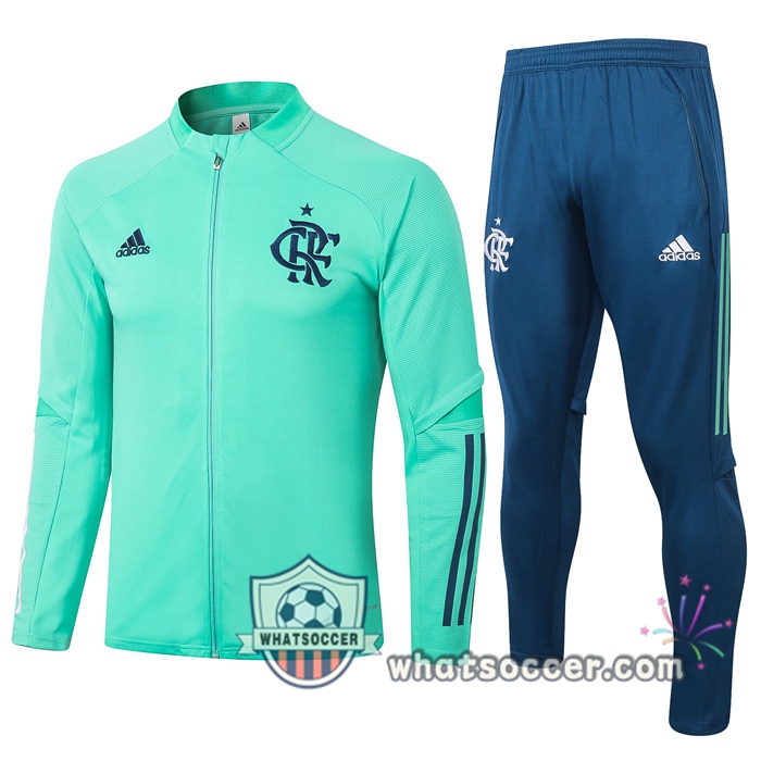 Flamengo Green Training Jacket 2020-2021