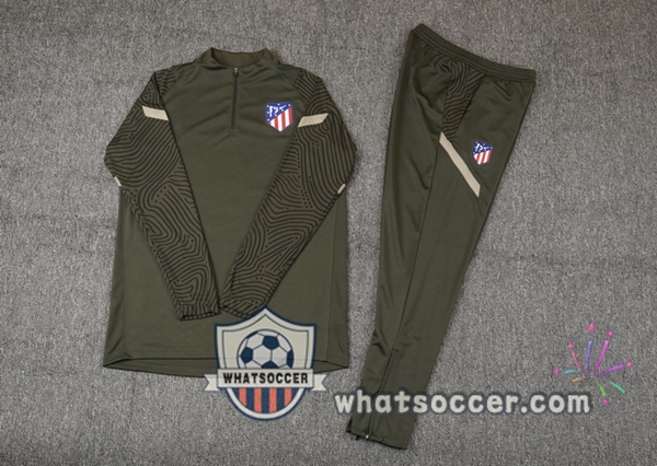 Atletico Madrid Green Tracksuit 2020-2021