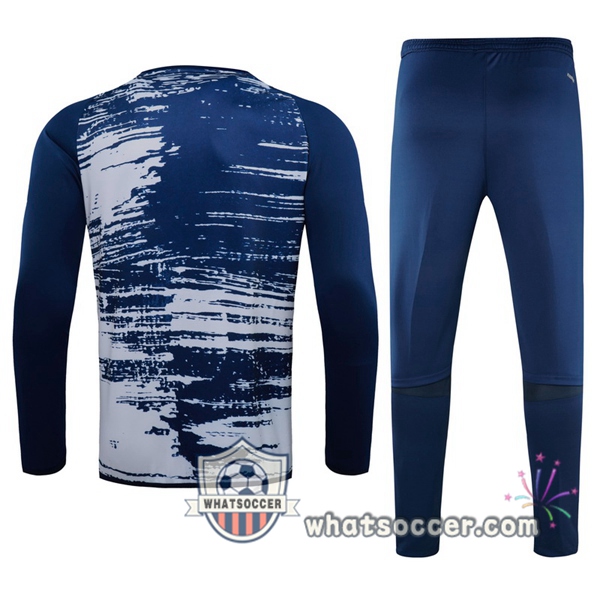 Real Madrid Blue White Tracksuit 2020-2021