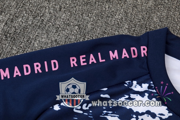 Real Madrid Blue White Tracksuit 2020-2021