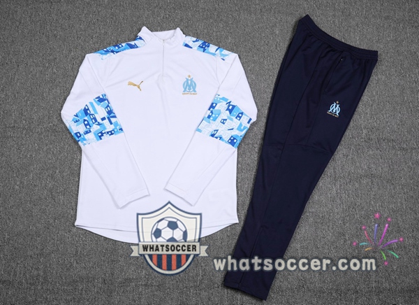 Olympique de Marseille White Tracksuit 2020-2021