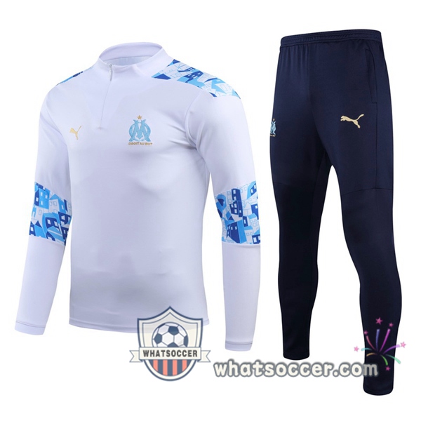 Olympique de Marseille White Tracksuit 2020-2021