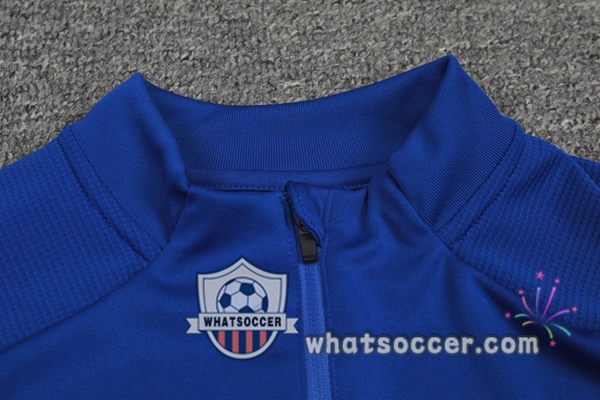 Olympique Lyonnais Blue Tracksuit 2020-2021