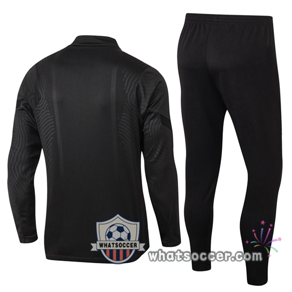 Paris PSG Black Tracksuit 2020-2021