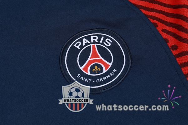 Paris PSG Blue Royal Red Tracksuit 2020-2021