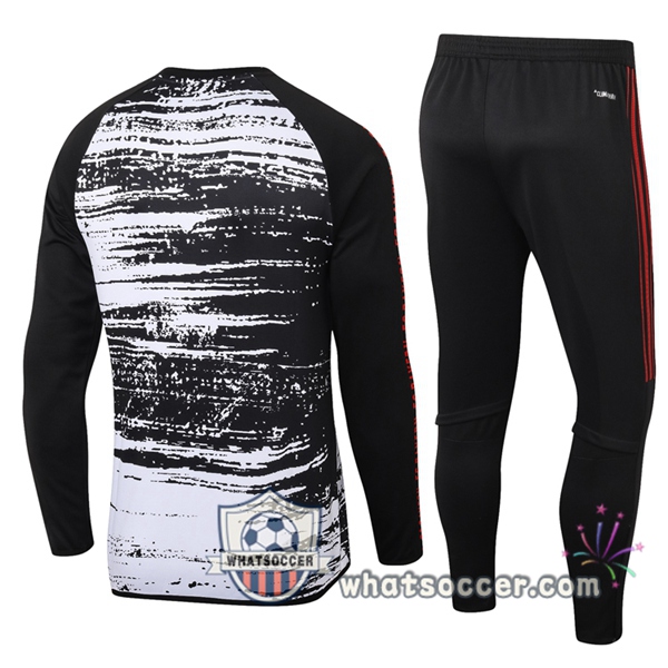 Bayern Munich White Black Tracksuit 2020-2021