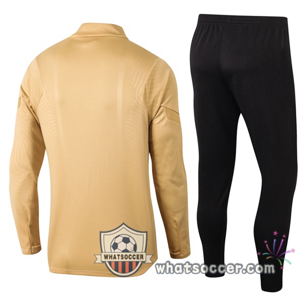 Paris PSG Yellow Tracksuit 2020-2021