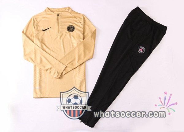 Paris PSG Yellow Tracksuit 2020-2021