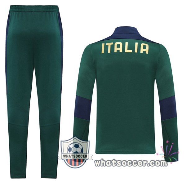 Italy Green Training Jacket 2020-2021