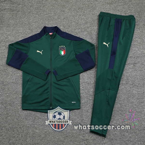 Italy Green Training Jacket 2020-2021
