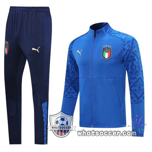 Italy Blue Training Jacket 2020-2021