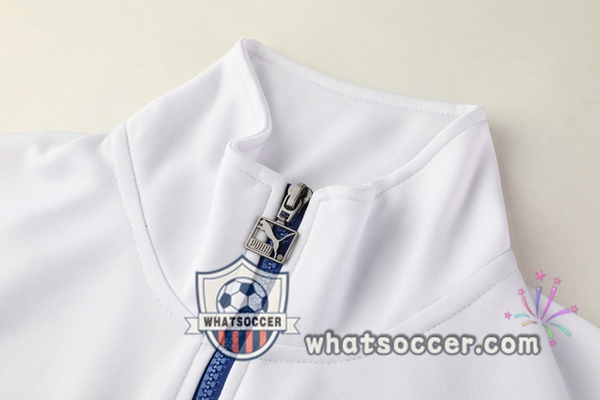 Italy Blue White Training Jacket 2020-2021