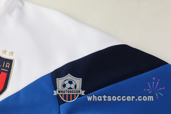 Italy Blue White Training Jacket 2020-2021