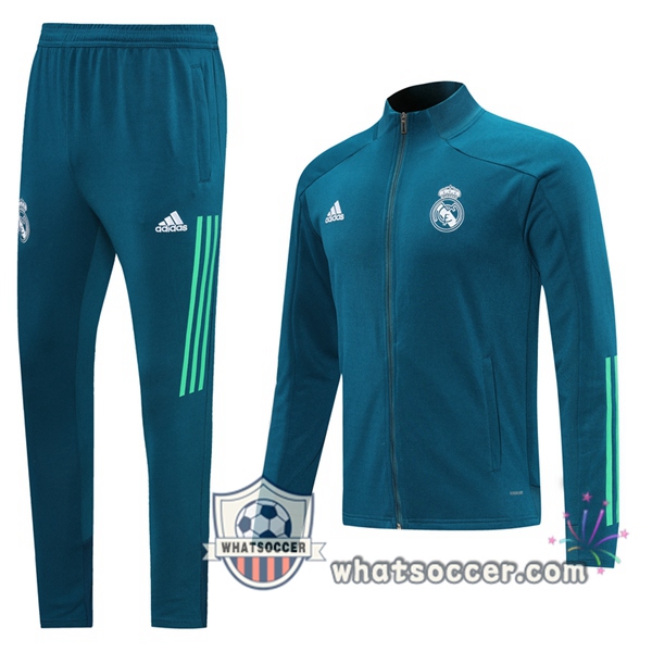 Real Madrid Blue Training Jacket 2020-2021