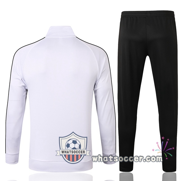 Juventus White Black Training Jacket 2020-2021