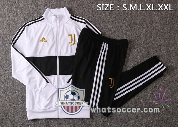 Juventus White Black Training Jacket 2020-2021