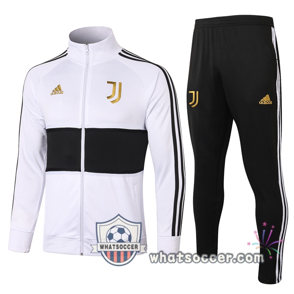 Juventus White Black Training Jacket 2020-2021