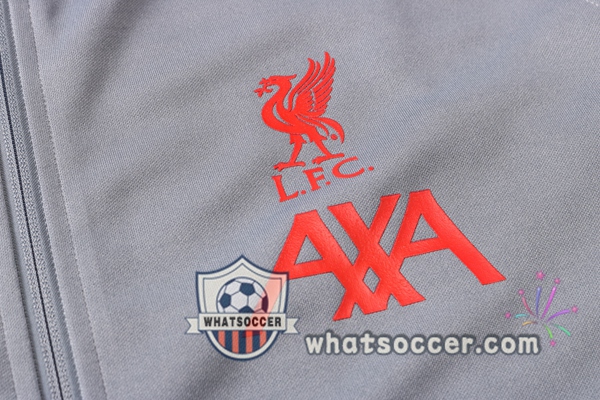 FC Liverpool Light Gray Training Jacket 2020-2021