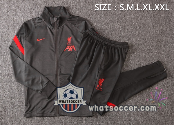 FC Liverpool Dark Gray Training Jacket 2020-2021