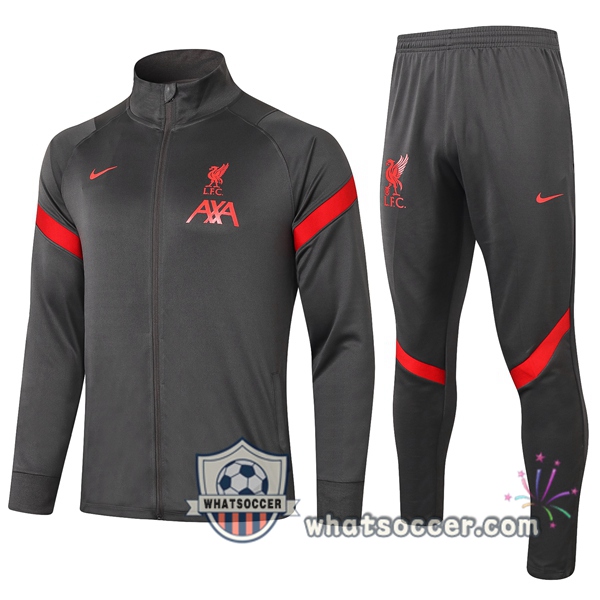 FC Liverpool Dark Gray Training Jacket 2020-2021