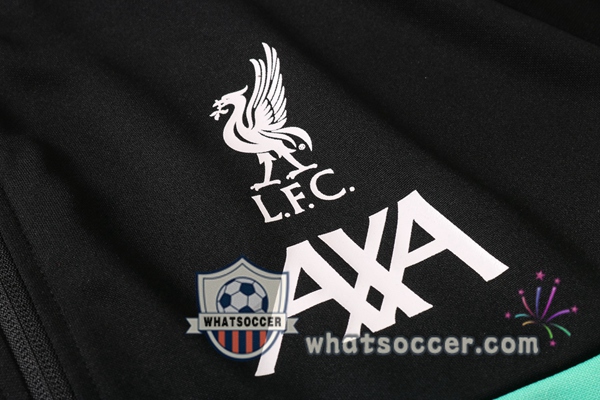 FC Liverpool Black Green White Training Jacket 2020-2021