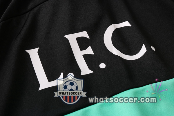FC Liverpool Black Green White Training Jacket 2020-2021