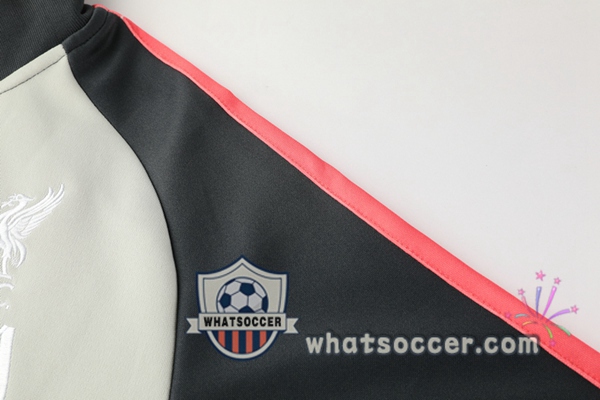FC Liverpool Gray Black Training Jacket 2020-2021