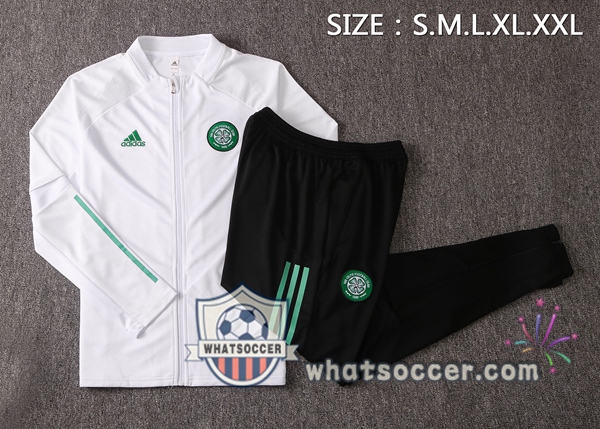 Celtic FC White Training Jacket 2020-2021