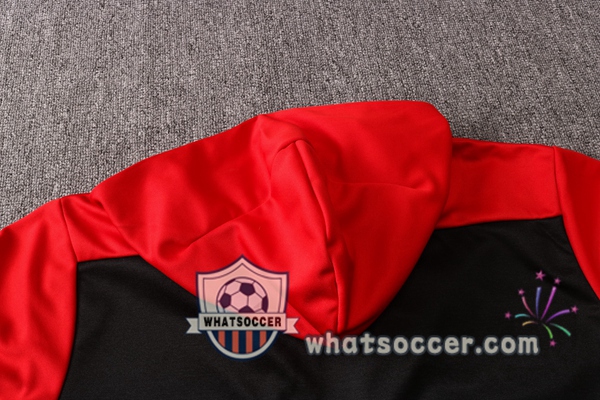 Bayern Munich Black Red Hooded Jacket 2020-2021