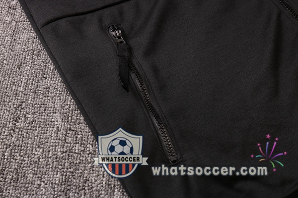 Bayern Munich Black Red Hooded Jacket 2020-2021