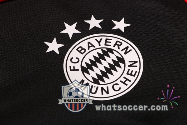 Bayern Munich Black Red Hooded Jacket 2020-2021