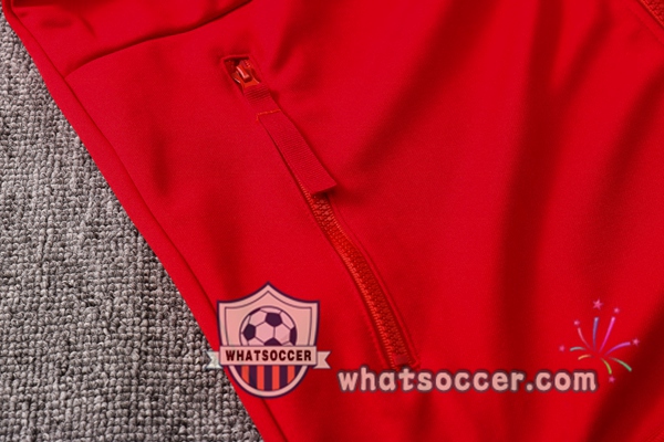 Arsenal Red White Hooded Jacket 2020-2021