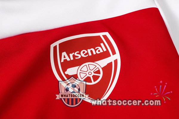 Arsenal Red White Hooded Jacket 2020-2021