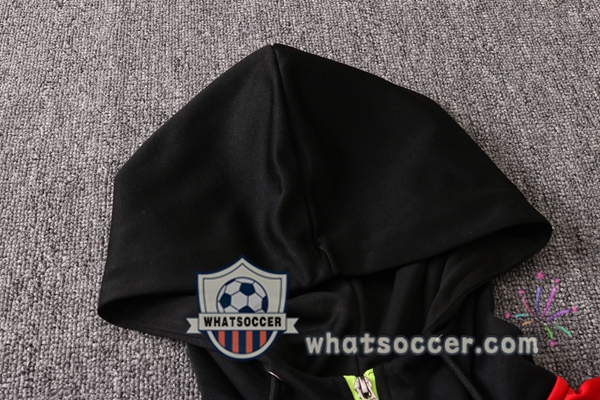 FC Barcelona Black Red Blue Hooded Jacket 2020-2021