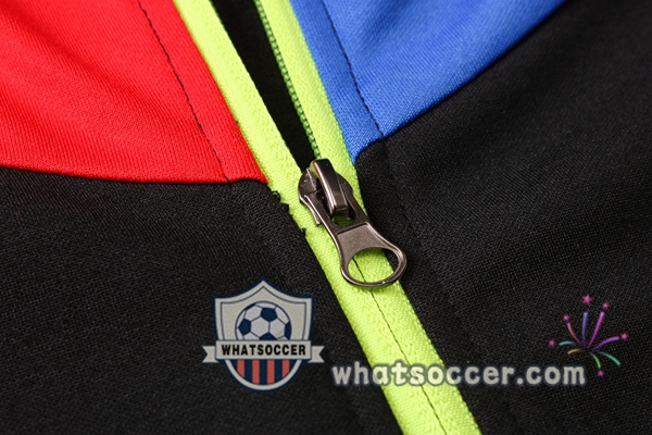 FC Barcelona Black Red Blue Hooded Jacket 2020-2021