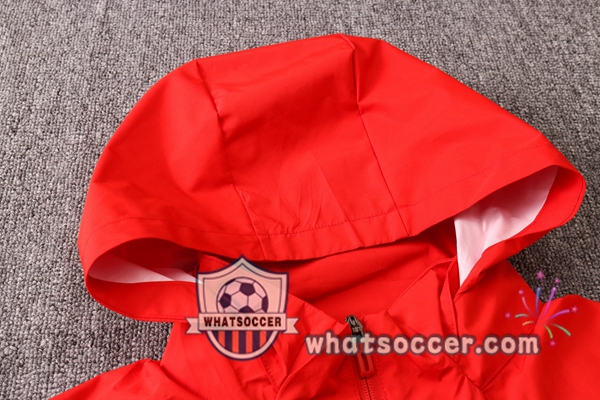 Sao Paulo FC Red Windbreaker Hoodie 2020-2021