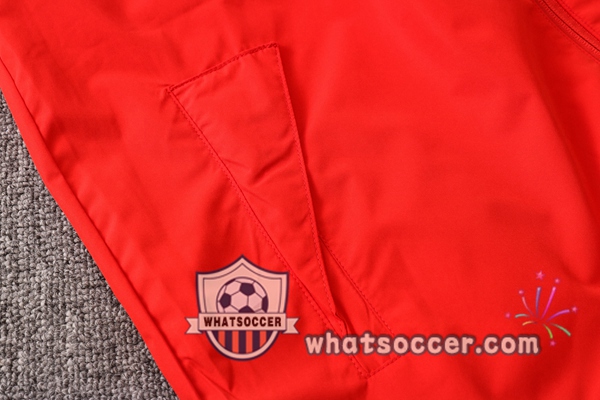 Bayern Munich Red Windbreaker Hoodie 2020-2021