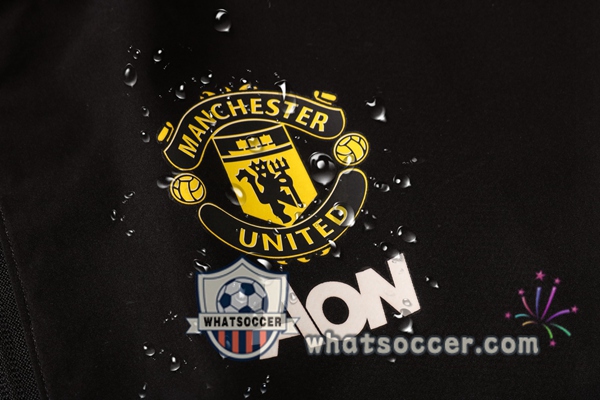 Manchester United Black Windbreaker Hoodie 2020-2021