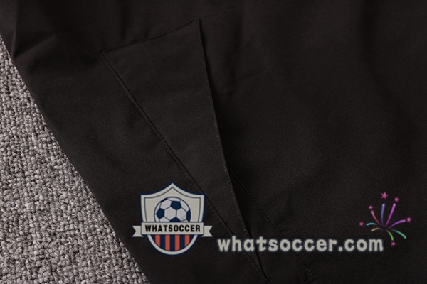 Manchester United Black Windbreaker Hoodie 2020-2021
