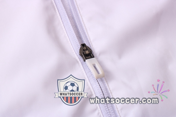 Juventus White Windbreaker Hoodie 2020-2021