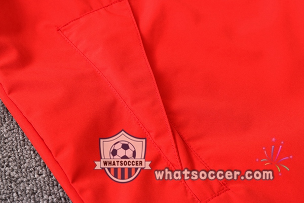 Juventus Red Windbreaker Hoodie 2020-2021