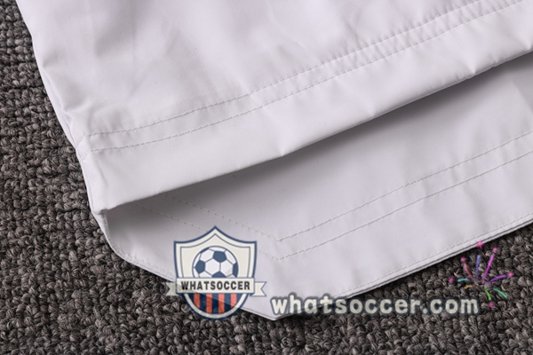 Real Madrid White Windbreaker Hoodie 2020-2021
